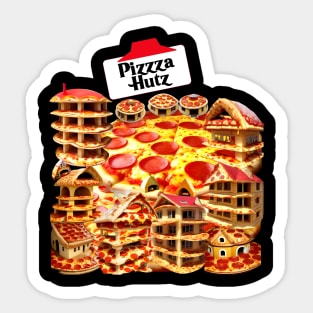 Pizzza Hutz Sticker